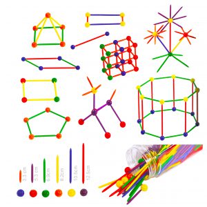 ลูกบอลและแท่งเรียนรู้เรขาคณิต (Stick & Ball Geometry Kit)