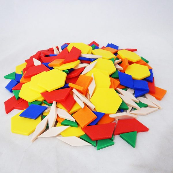 บล็อกรูปแบบพลาสติก (250 อัน) (Pattern Blocks) - Image 9