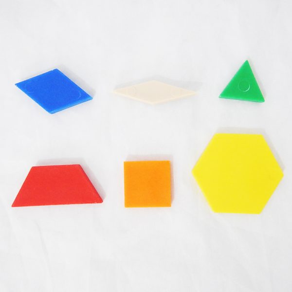 บล็อกรูปแบบพลาสติก (250 อัน) (Pattern Blocks) - Image 2