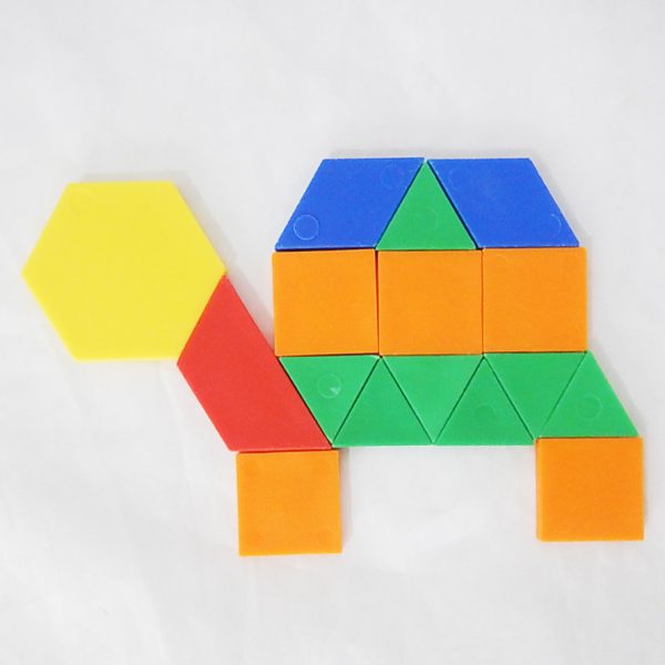 บล็อกรูปแบบพลาสติก (250 อัน) (Pattern Blocks) - Image 6