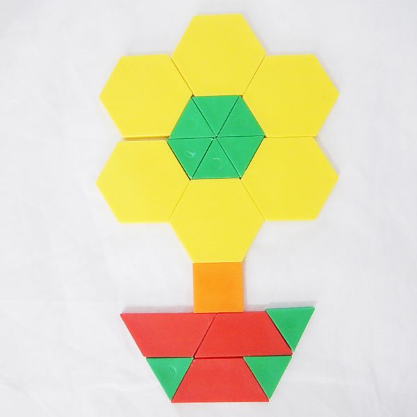 บล็อกรูปแบบพลาสติก (250 อัน) (Pattern Blocks) - Image 7
