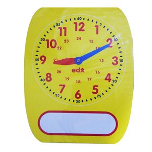 นาฬิกาจำลองระบบเข็มและดิจิตอล (24-hr Demo Write on-Wipe off Clock)