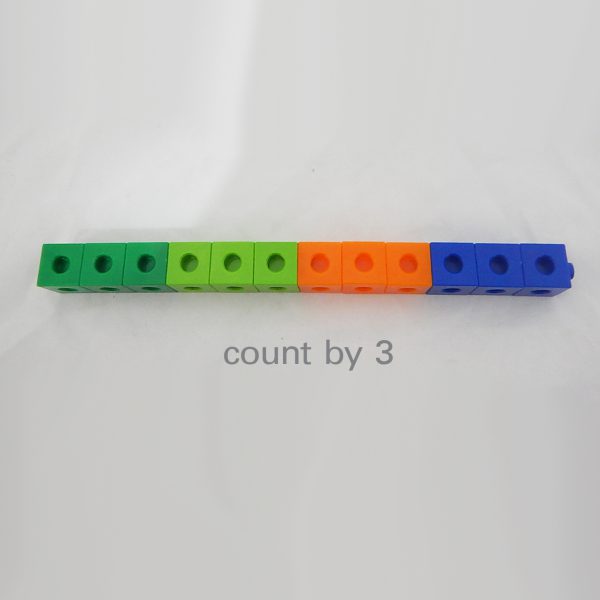 ชุดลูกบาศก์ตัวต่อฝึกทักษะคณิตศาสตร์ ขนาด 2 cm 100 ชิ้น(2 cm. Interlocking Cube100 pcs) - Image 5