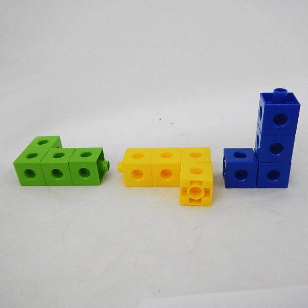 ชุดลูกบาศก์ตัวต่อฝึกทักษะคณิตศาสตร์ ขนาด 2 cm 100 ชิ้น(2 cm. Interlocking Cube100 pcs) - Image 8
