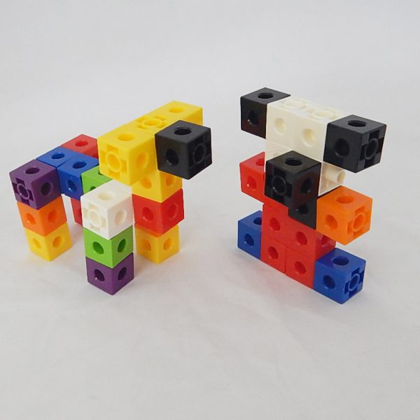 ชุดลูกบาศก์ตัวต่อฝึกทักษะคณิตศาสตร์ ขนาด 2 cm 100 ชิ้น(2 cm. Interlocking Cube100 pcs) - Image 7