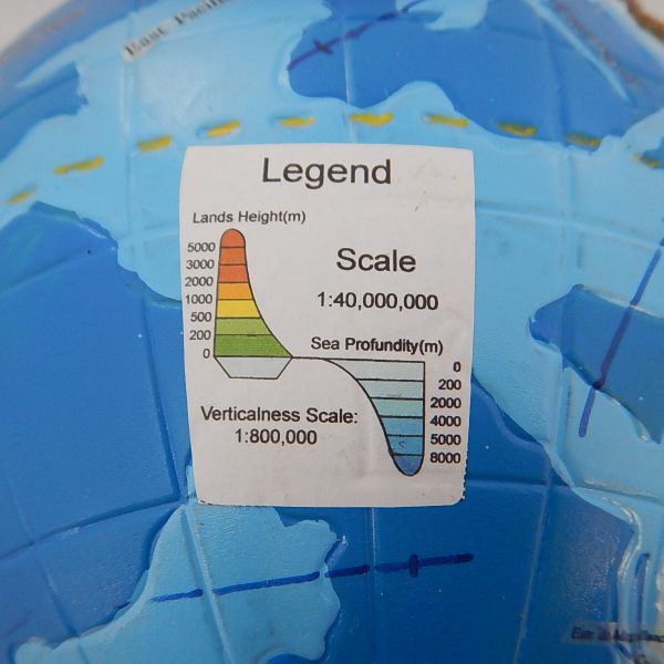ลูกโลกจำลองแสดงลักษณะทางภูมิศาสตร์ ขนาด 32 ซม. (Terrestrial Globe) - Image 5