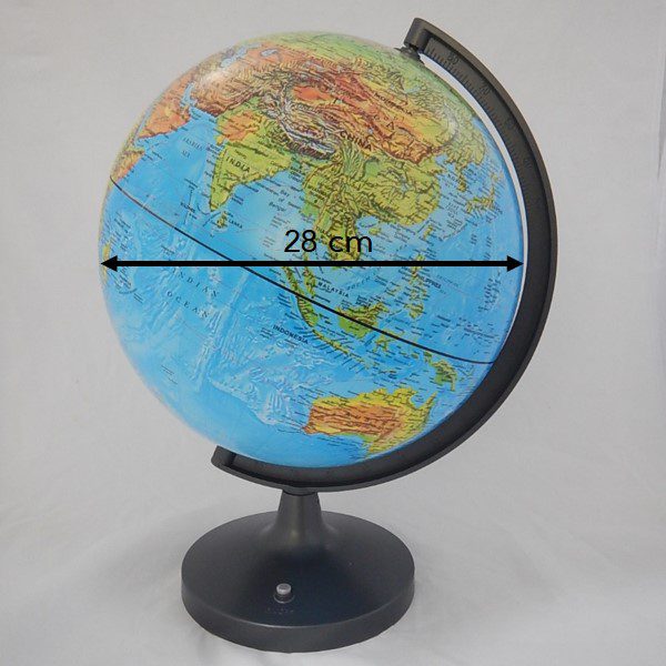 ลูกโลกแสดงลักษณะทางภูมิศาสตร์แบบมีไฟ ขนาด 28 ซม. (Illuminated Terrestrial Globe 28 cm) - Image 3