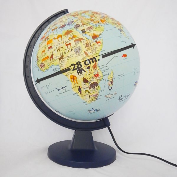 ลูกโลกแสดงรูปสัตว์และสถานที่ท่องเที่ยว ขนาด 28 ซม (Illuminated Earth Globe (Animal) 28 cm) - Image 3