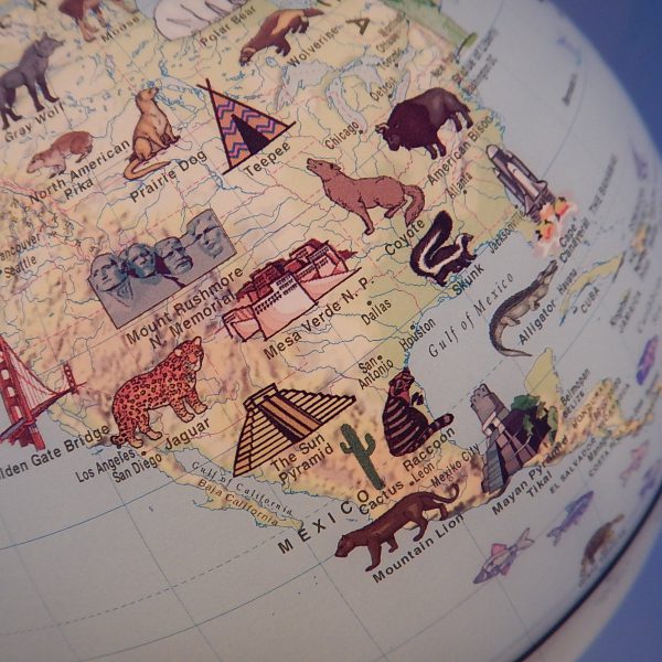 ลูกโลกแสดงรูปสัตว์และสถานที่ท่องเที่ยว ขนาด 28 ซม (Illuminated Earth Globe (Animal) 28 cm) - Image 4