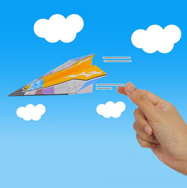ชุดพับกระดาษเรียนรู้ศาสตร์การบิน (Flying Science) - Image 2