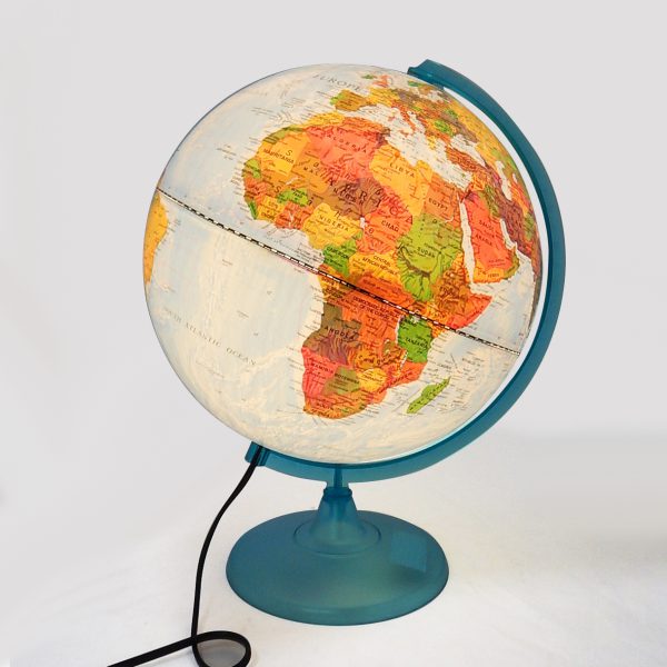 ลูกโลกแสดงลักษณะทางภูมิศาสตร์และประเทศ (2in1) ขนาด 30 เซนติเมตร (Dual-Cartography Illuminated Globe) - Image 2