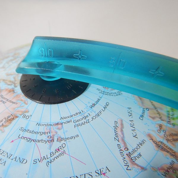 ลูกโลกแสดงลักษณะทางภูมิศาสตร์และประเทศ (2in1) ขนาด 30 เซนติเมตร (Dual-Cartography Illuminated Globe) - Image 8