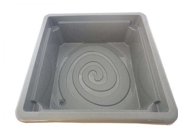 ชุดถาดกิจกรรมสร้างสรรค์พร้อมขาตั้งมีล้อเลื่อนสูง 48.5 cm Fun2 Play Activity Tray with Stand 48.5 cm (เทาเข้ม-ส้ม) - Image 5