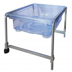 ชุดถาดกิจกรรมสร้างสรรค์พร้อมขาตั้งมีล้อเลื่อนสูง  40 cm Fun2 Play Activity Tray with Stand 40 cm (โปร่งใส)