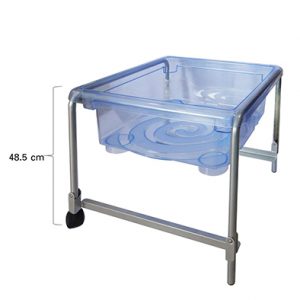 ชุดถาดกิจกรรมสร้างสรรค์พร้อมขาตั้งมีล้อเลื่อนสูง  48.5 cm Fun2 Play Activity Tray with Stand 48.5 cm (โปร่งใส)