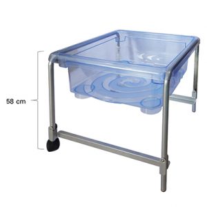 ชุดถาดกิจกรรมสร้างสรรค์พร้อมขาตั้งมีล้อเลื่อนสูง  58 cm Fun2 Play Activity Tray with Stand 58 cm (โปร่งใส)