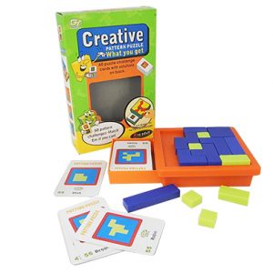 บัตรทายปริศนา 60 ใบ พร้อมคำตอบ (Creative Pattern Puzzle 60 Pattern)