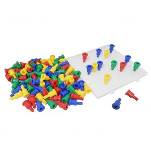 กระดานพร้อมหมุดใหญ่ (Jumbo Pegboards Set)