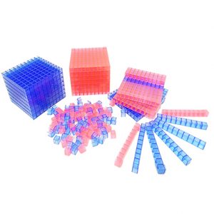 ชุดจำนวนนับสีโปร่งใส (Transparent Base Ten )