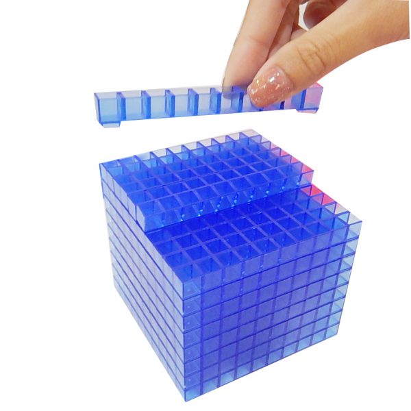ชุดจำนวนนับสีโปร่งใส (Transparent Base Ten ) - Image 6