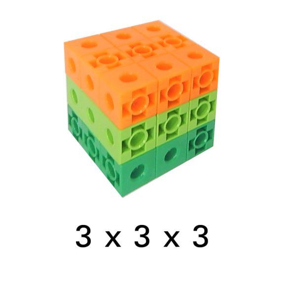 ชุดลูกบาศก์ตัวต่อ 2 cm พร้อมกระดานตัวต่อ (ตัวต่อ100 ชิ้น กระดาน 2 ชิ้น) - Image 9