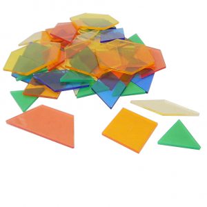 บล็อกรูปร่างโปร่งแสง (Transparent Pattern Blocks)