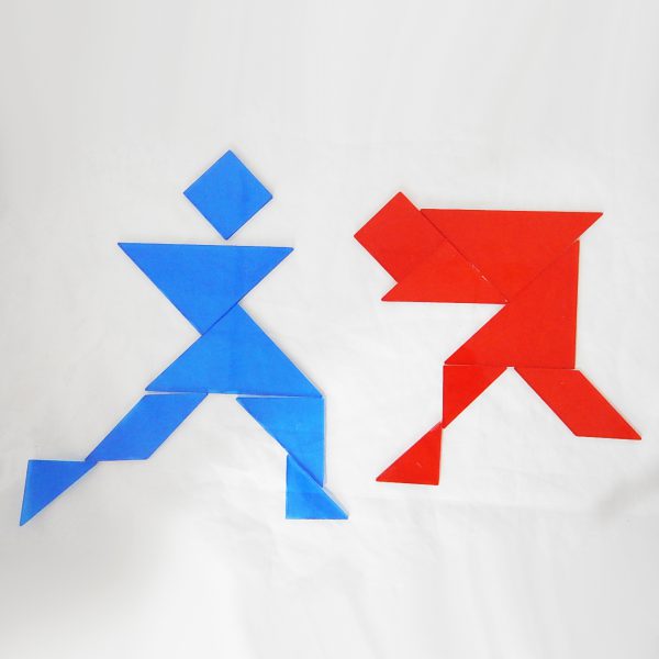 ชุดแทนแกรม แผ่นตัวต่อปริศนา 4 สี (Tangram 4 Colors) - Image 4