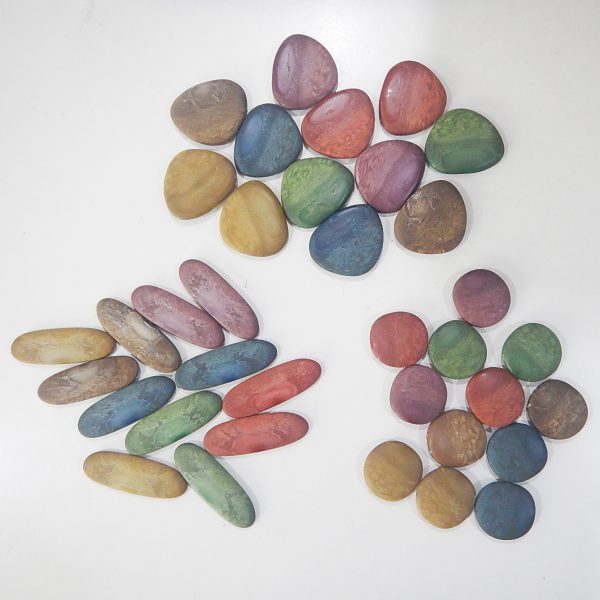ชุดหินสีพร้อมแผ่นกิจกรรม (Junior Rainbow Pebbles with Activity Card) - Image 4