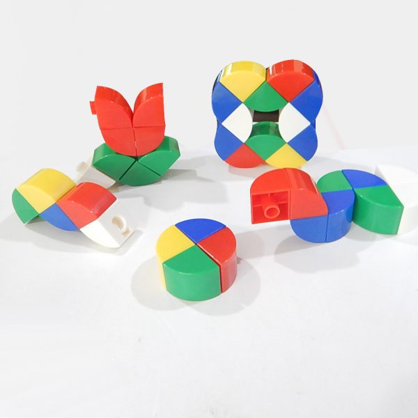 ตัวต่อ 1/4 ของวงกลม (Quarter Circle Linking Cubes) - Image 5