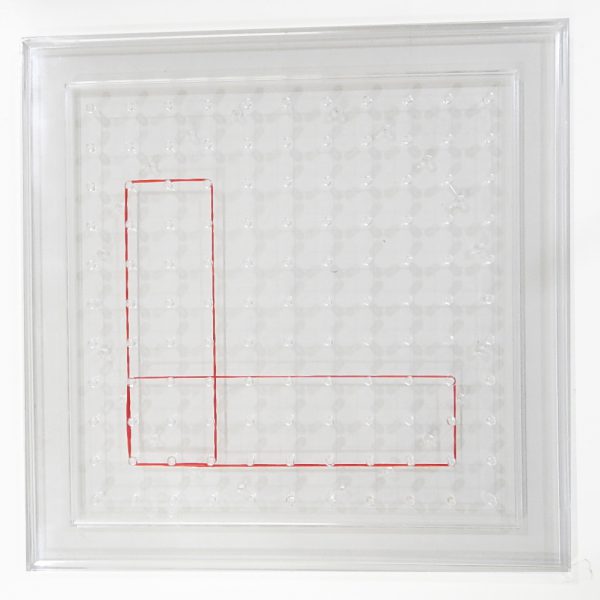 ชุดกระดานตะปูแบบใส (Transparent Double-Sided Geoboard 27 cm) - Image 4