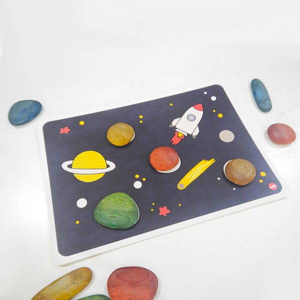 ชุดหินสีพร้อมแผ่นกิจกรรม (Junior Rainbow Pebbles with Activity Card) - Image 7