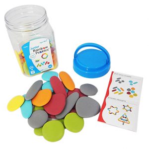 ชุดหินสีธรรมชาติ (Junior Rainbow Pebbles (Earth color))