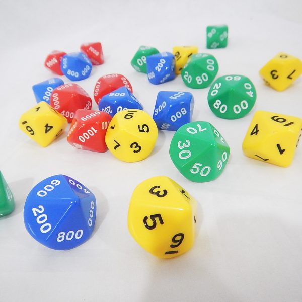 ลูกเต๋าค่าประจำหลัก 10 หน้า (Place Value Dice Set) - Image 2