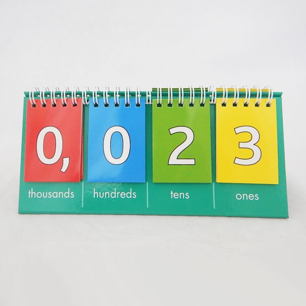 ชุดภาพพลิกค่าประจำหลัก 4 หลัก 2 ชิ้น/ชุด (Place Value Flip Chart (2 Pcs)) - Image 7