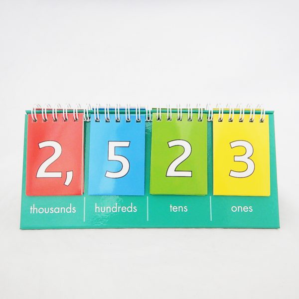 ชุดภาพพลิกค่าประจำหลัก 4 หลัก 2 ชิ้น/ชุด (Place Value Flip Chart (2 Pcs)) - Image 9