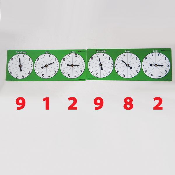 ชุดวงล้อค่าประจำหลัก 4 ชิ้น/ชุด (Place Value Spinner (4 Pcs)) - Image 6