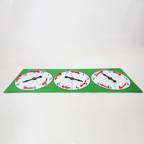 ชุดวงล้อค่าประจำหลัก 4 ชิ้น/ชุด (Place Value Spinner (4 Pcs)) - Image 4