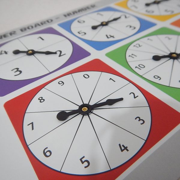 ชุดวงล้อตัวเลขและความน่าจะเป็น 2 ชิ้น/ชุด (Spinner Board - Number 2 Pcs) - Image 5