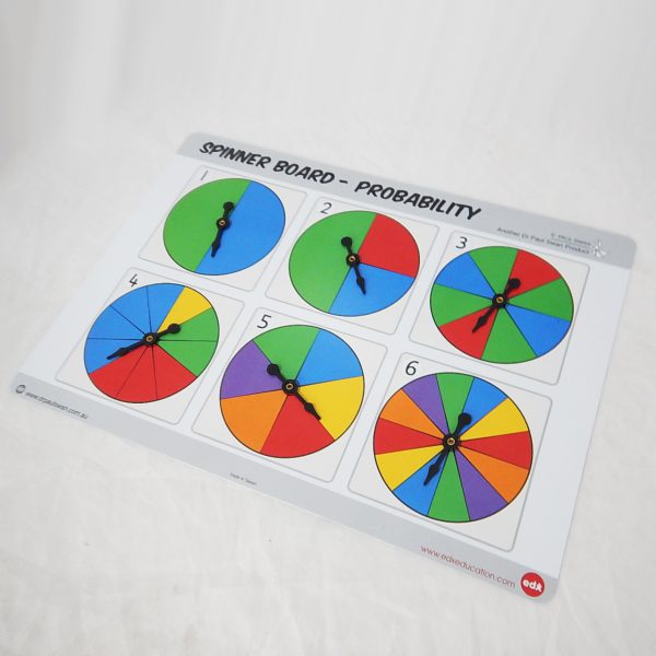 วงล้อสีความน่าจะเป็น 2 ชิ้น/ชุด (Spinner Board - Probability 2 Pcs) - Image 4