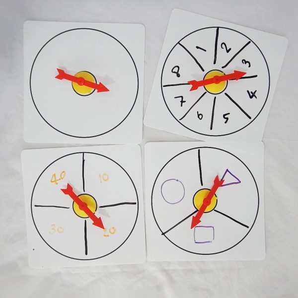 ชุดวงล้อไวท์บอร์ดความน่าจะเป็น 5 ชิ้น/ชุด (Whiteboard Spinner Set 5 Pcs) - Image 2