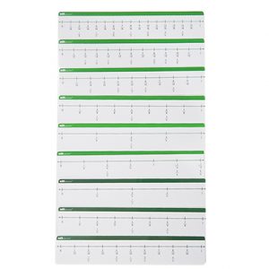 ชุดเส้นจำนวนเศษส่วน 9 แผ่น/ชุด (Number Lines : Fraction 9 pcs/set)