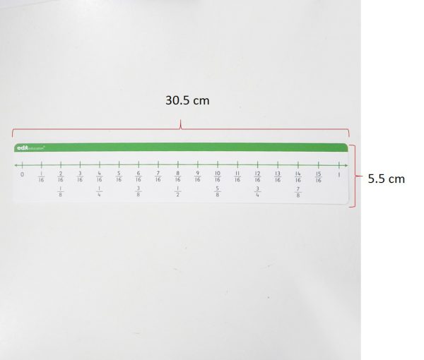 ชุดเส้นจำนวนเศษส่วน 9 แผ่น/ชุด (Number Lines : Fraction 9 pcs/set) - Image 11