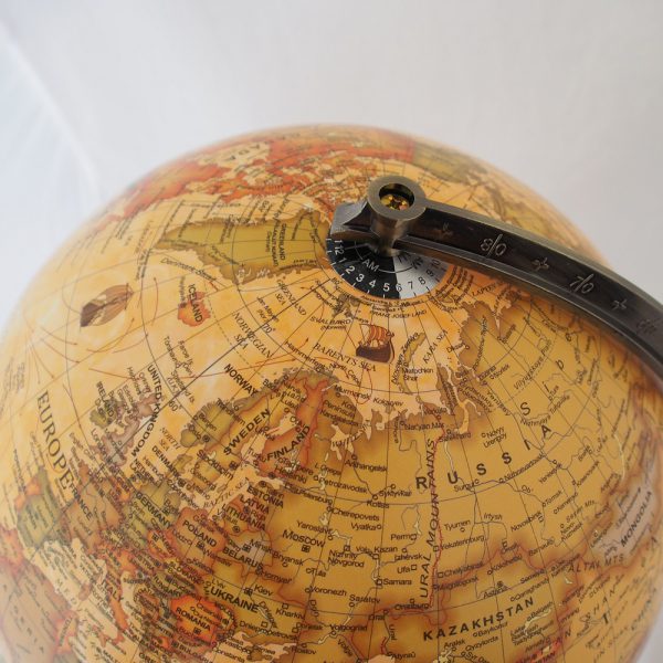 ลูกโลกฐานไม้ 30 cm  สี Sepia (Terrestrial Political Sepia Globe) - Image 5