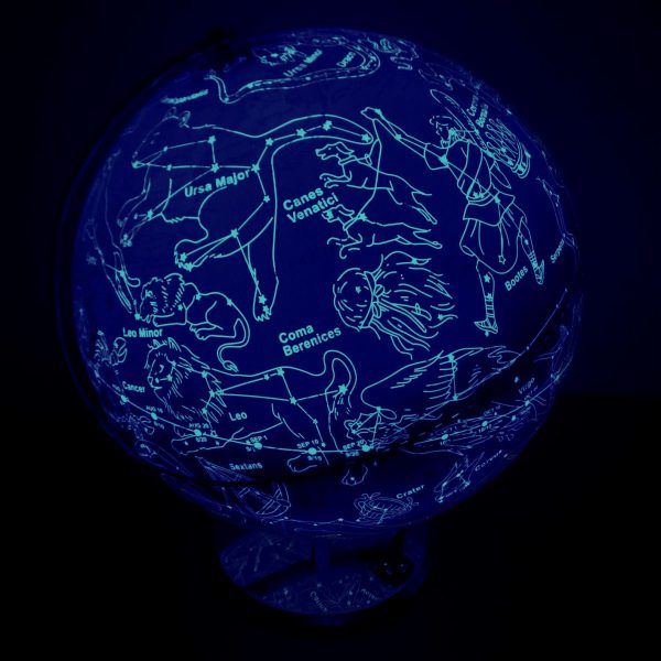 ลูกโลกแสดงประเทศและกลุ่มดาว (2 in 1) ขนาด 30 เซนติเมตร เวอร์ชั่น 2 (Globe by Day & Illuminated Constellation by night V.2) - Image 4