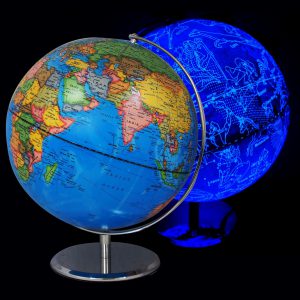 ลูกโลกแสดงประเทศและกลุ่มดาว (2 in 1) ขนาด 30 เซนติเมตร เวอร์ชั่น 2 (Globe by Day & Illuminated Constellation by night V.2)