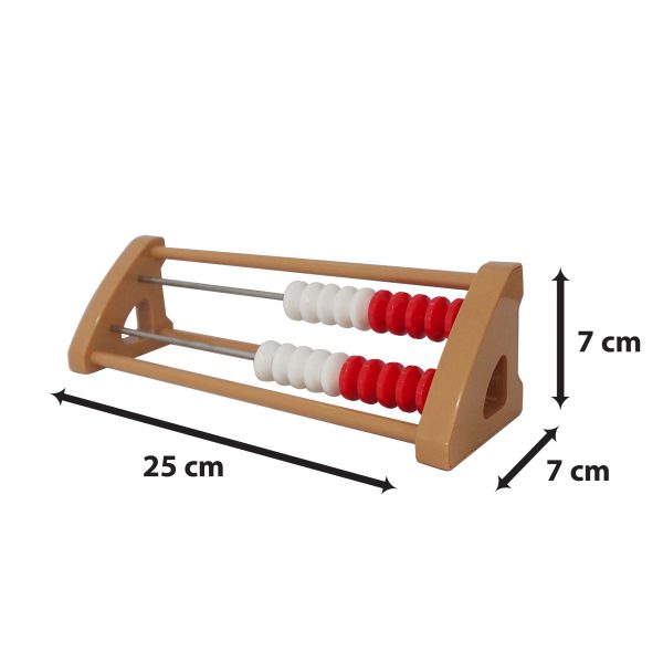 ชุดกรอบลูกปัดนับเลข 1 ชิ้น/ชุด (Plastic Rekenrek 1 pcs) - Image 3