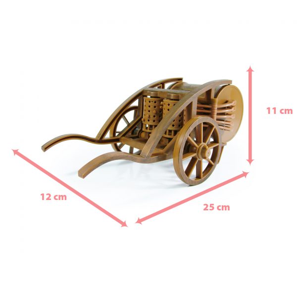 ชุดสิ่งประดิษฐ์จากไอเดียของลีโอนาร์โด ดาวินชี - รถเคาะจังหวะ  (Davinci Inventions – Mechanical Drum) - Image 6