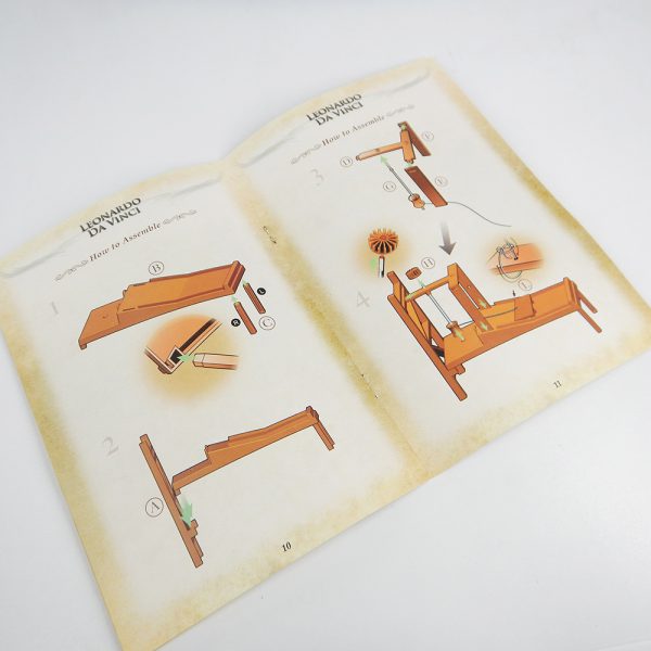 ชุดสิ่งประดิษฐ์จากไอเดียของลีโอนาร์โด ดาวินชี – แท่นพิมพ์  (Davinci Inventions –  Printing Press) - Image 8