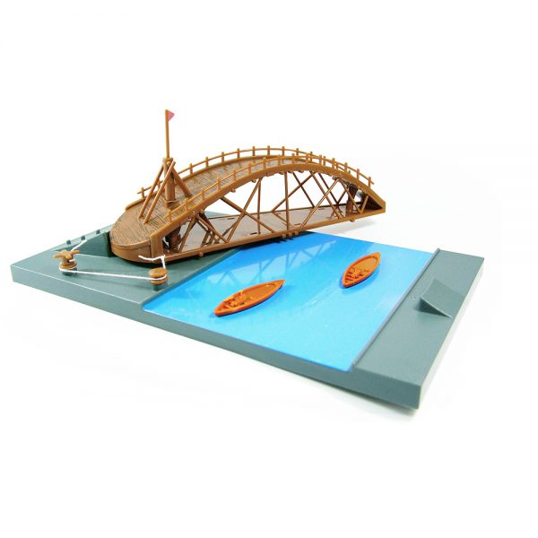 ชุดสิ่งประดิษฐ์จากไอเดียของลีโอนาร์โด ดาวินชี – สะพานหมุนได้  (Davinci Inventions –  Swing Bridge) - Image 5
