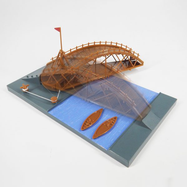 ชุดสิ่งประดิษฐ์จากไอเดียของลีโอนาร์โด ดาวินชี – สะพานหมุนได้  (Davinci Inventions –  Swing Bridge) - Image 2